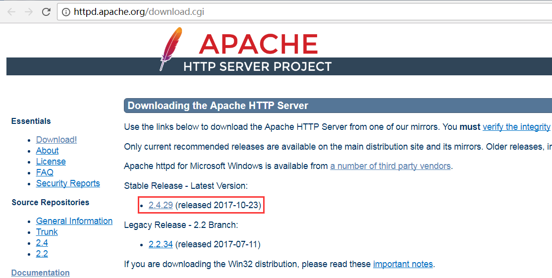 apache服务器的安装与配置教程-seo教程,Apache下载网址,apache服务器的安装与配置教程,第1张
