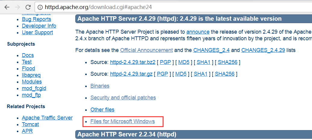 apache服务器的安装与配置教程-seo教程,选择Windows文件格式Apache版本,apache服务器的安装与配置教程,第3张