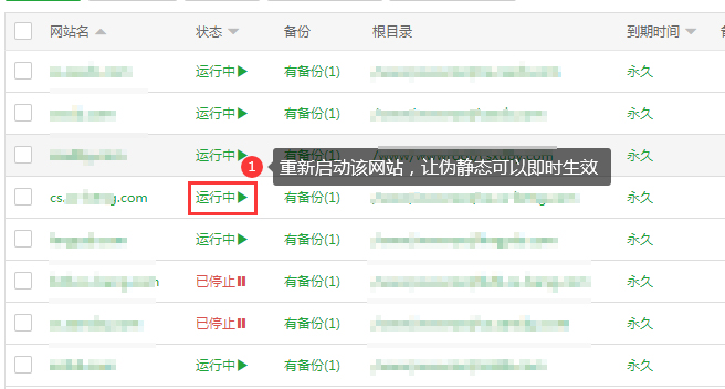 迅睿cms伪静态设置图文视频教程-seo教程,重启网站让伪静态规则尽快生效,迅睿cms伪静态设置图文视频教程,第7张