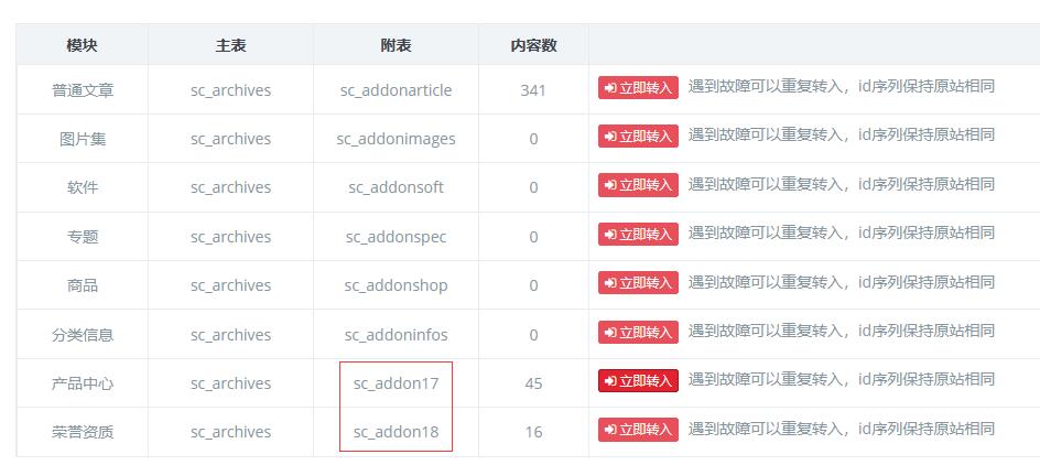 织梦dede转换迅睿cms包含数字模型表的解决办法-seo教程,带数字的织梦DEDECMS数据表,织梦dede转换迅睿cms包含数字模型表的解决办法,第5张