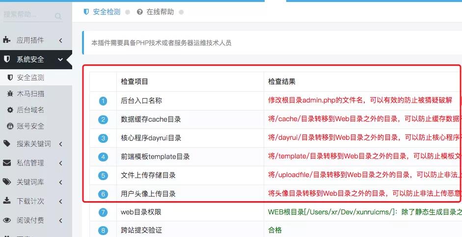 迅睿cms安全性怎么样?如何进行安全设置-seo教程,迅睿CMS系统检测,迅睿cms安全性怎么样?如何进行安全设置,第5张