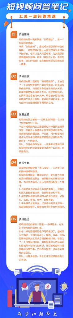 一个优质的短视频包括哪五个要素-seo教程