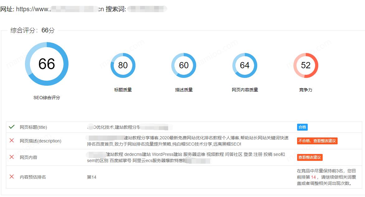 摩天楼网站seo检测工具,附检测报告-seo教程
