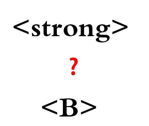 b标签和strong标签的区别-seo教程