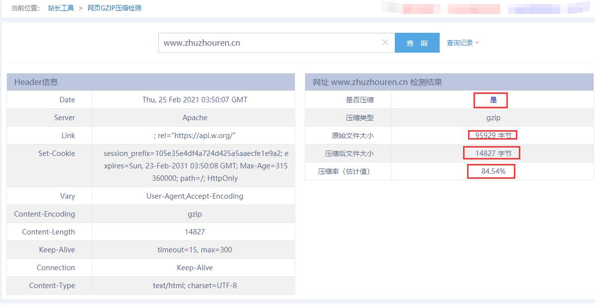 wordpress网站速度优化攻略(图文教程)-seo教程,开启网页Gzip压缩,wordpress网站速度优化攻略(图文教程),第9张