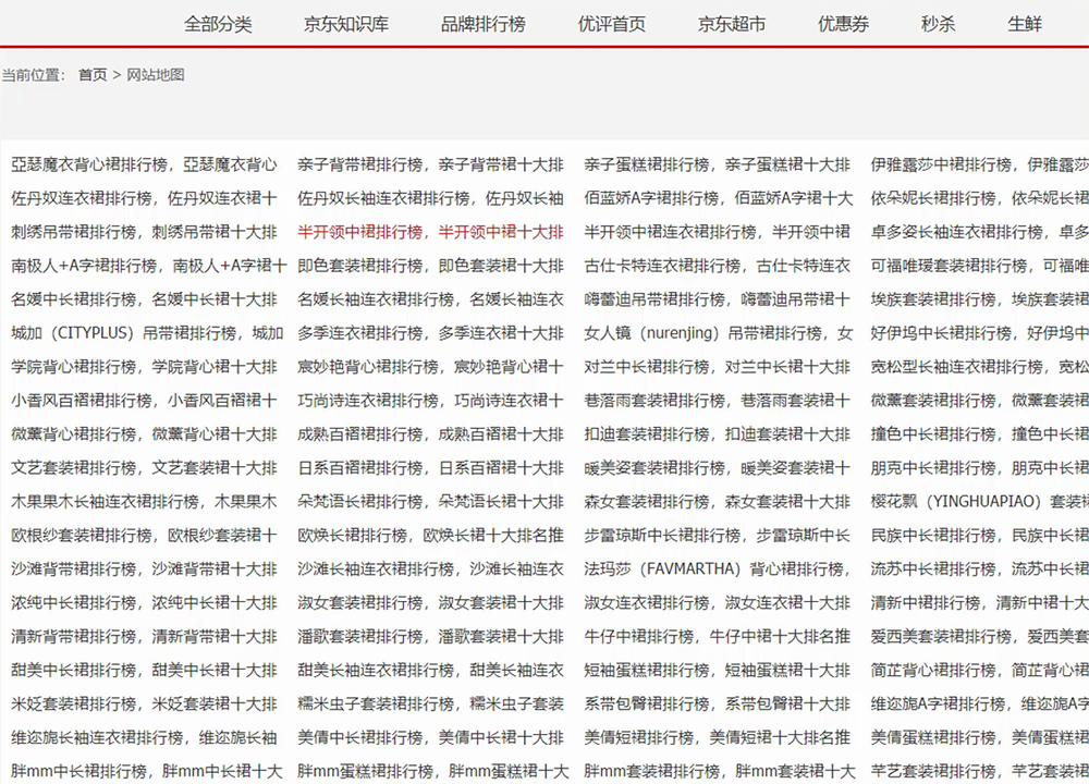 让网站实现海量关键词排名的优化策略-seo教程,京东网站海量内容页面,让网站实现海量关键词排名的优化策略,第5张