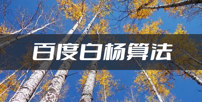 百度白杨算法,为更好满足移动搜索用户地域化需求-seo教程
