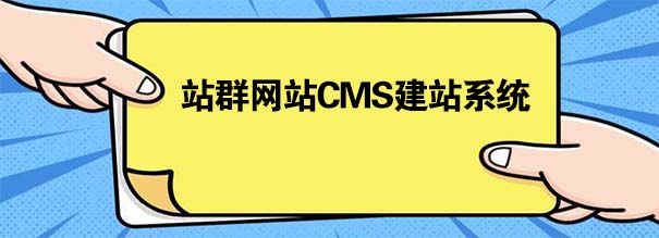 站群网站CMS建站系统及自动站群系统(2)-seo教程