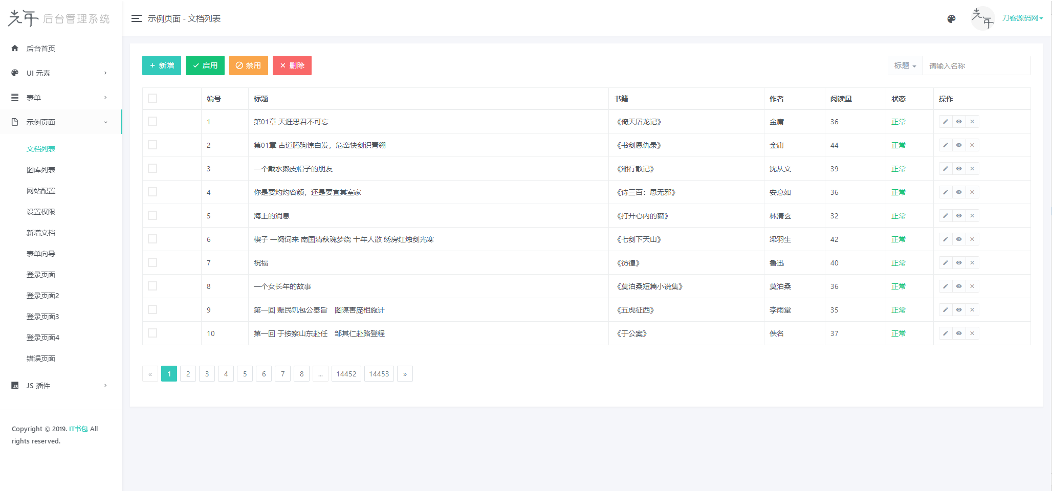 光年(Light Year Admin)后台管理系统模板-小编推荐
