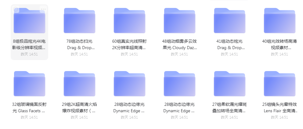顶级AE视频素材短视频特效必备-小编推荐