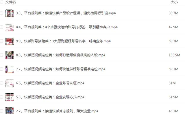 价值980的某手短视频引流变现教程-小编推荐