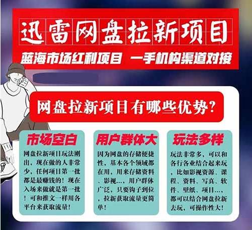 《狂飙》：热门电视引流+迅雷网盘拉新玩法，一个月搞3W-小编推荐