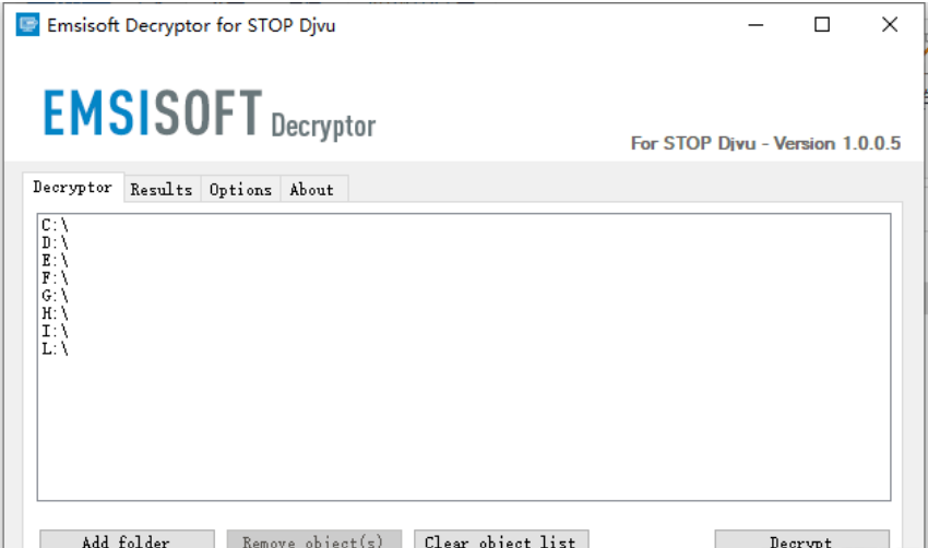 STOPDecrypter 1.0.0.5 主流勒索病毒解密器！-小编推荐