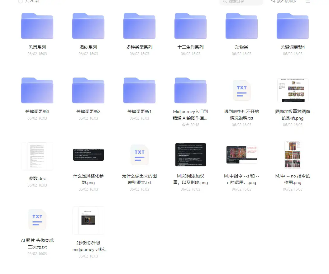 Midjourney 绘画教程+关键词配图 12000+-小编推荐
