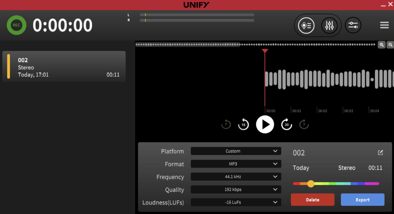 虚拟混音软件 unify 1.3.31-小编推荐