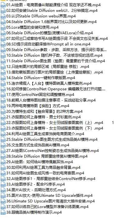 【全套教程】AI虚拟模特电商图实战：StableDiffusion为电商图优化赋能-小编推荐