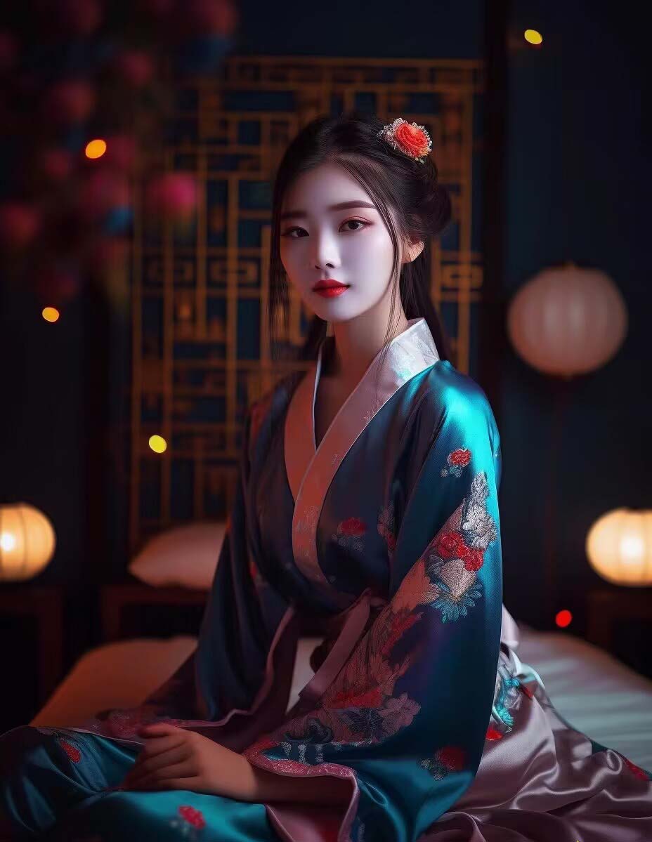 Midjourney关键词-AI生成中国风古装汉服美女人像提示关键词-小编推荐