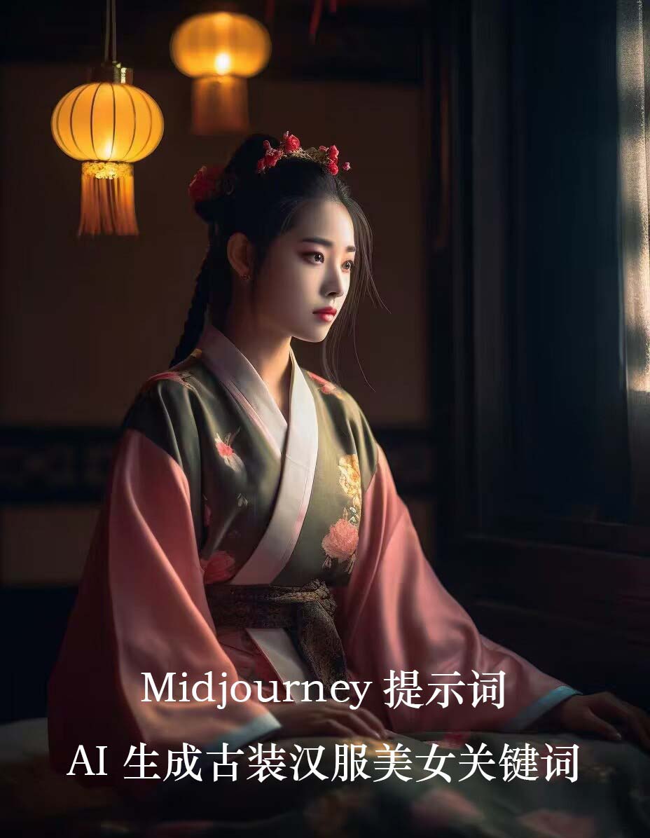 Midjourney关键词-AI生成中国风古装汉服美女人像提示关键词-小编推荐