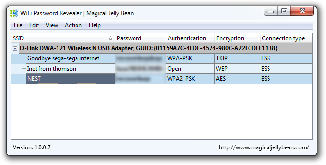 WiFi密码一键查看器WiFi password revealer v1.0.0.13版本-小编推荐