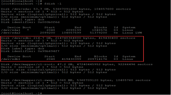 Linux系统磁盘挂载命令步骤方法-seo教程,分区已经建立好了,Linux系统磁盘挂载命令步骤方法,第7张