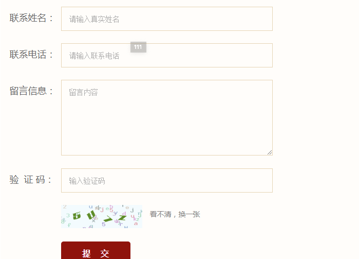 带验证码的迅睿CMS网站表单如何做-seo教程,系统默认的表单域样式,带验证码的迅睿CMS网站表单如何做,第11张